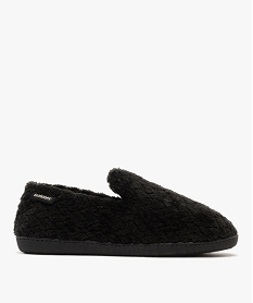 GEMO Chaussons charentaises en velours femme - Isotoner noir standard