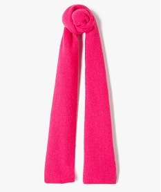 echarpe femme en maille cotelee rose standard autres accessoiresK276601_1