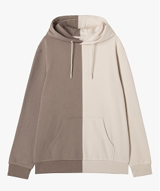 GEMO Sweat à capuche en molleton homme blanc chine