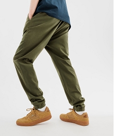 GEMO Pantalon jogger en toile de coton homme kaki standard