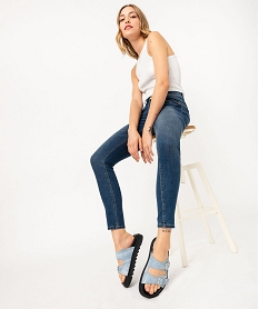 GEMO Jean skinny push-up femme Bleu