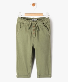 GEMO Pantalon en denim coloré bébé garçon Vert