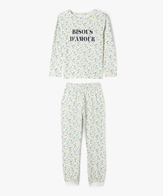 GEMO Pyjama en coton 2 pièces imprimées fille liberty