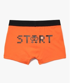 boxers en coton stretch motif jeu video (lot de 2) garcon multicoloreK431401_2