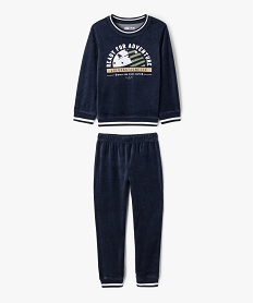 GEMO Pyjama en velours motif aventure garçon - LuluCastagnette navy