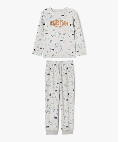 GEMO Pyjama en velours thème montagne garçon Imprimé