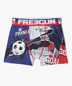 GEMO Boxer microfibre douce imprimée garçon - Freegun Bleu