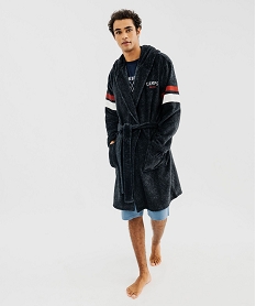 GEMO Robe de chambre en velours homme - Camps United Gris