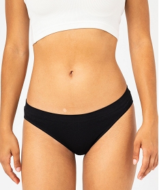 GEMO Culotte en maille extensible femme noir standard