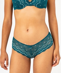 GEMO Shorty en dentelle et tulle femme (lot de 2) blue coral