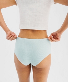 GEMO Shorty en maille côtelée femme (lot de 2) bleu standard