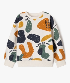 GEMO Sweat oversize avec motifs et inscriptions garçon Imprimé