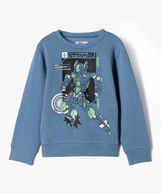 GEMO Sweat avec intérieur molletonné garçon bleu standard