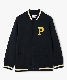 GEMO Sweat boutonné avec motif dans le dos garçon - Pokemon noir chine