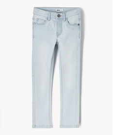 GEMO Jean délavé coupe skinny garçon blanc chine