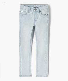 GEMO Jean délavé coupe skinny garçon Bleu