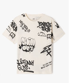 GEMO Tee-shirt manches courtes imprimé all over garçon Imprimé