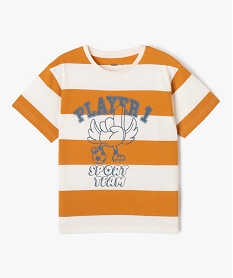 GEMO Tee-shirt manches courtes imprimé all over garçon Imprimé
