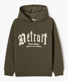 GEMO Sweat à capuche avec inscription garçon kalamata