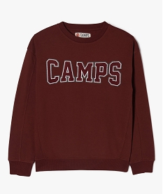 GEMO Sweat molletonné avec inscription brodée garçon - Camps United Rouge