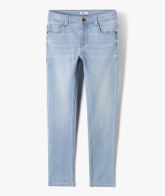 GEMO Jean coupe slim taille ajustable garçon Bleu