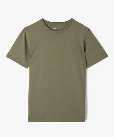 GEMO Tee-shirt à manches courtes uni garçon Vert