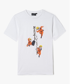GEMO Tee-shirt à manches courtes à motif manga garçon - Naruto blanc standard