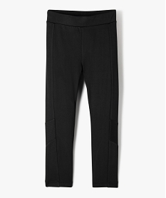 GEMO Legging de sport long à taille haute élastiquée fille noir standard