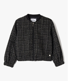 GEMO Veste zippée effet tweed fille - LuluCastagnette Noir