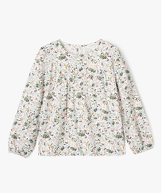 GEMO Blouse manches longues fleurie fille - LuluCastagnette Beige