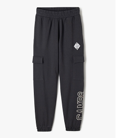 GEMO Pantalon de jogging avec inscription brodée garçon - Camps United Gris