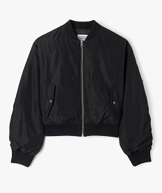 GEMO Blouson bomber court fille noir standard