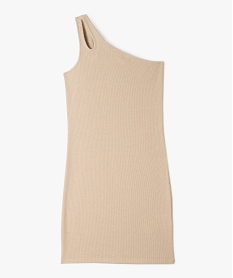 GEMO Robe moulante avec une seule bretelle ouverture goutte fille dore