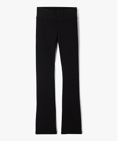 GEMO Pantalon de jogging coupe flare fille noir standard