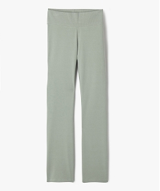 GEMO Pantalon de jogging coupe flare fille Vert