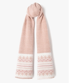 GEMO Écharpe douce avec touches pailletées fille rose standard