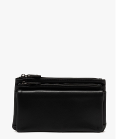 GEMO Portefeuille souple multi-poches femme noir standard