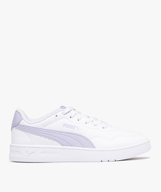 GEMO Baskets basses look rétro Courtsally femme - Puma Blanc