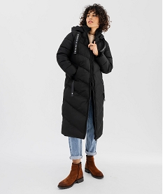 GEMO Manteau matelassé à capuche femme - Saint & Sinner Noir