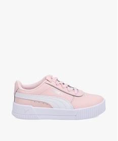 GEMO Baskets fille bicolores à lacets - Puma Carina Rose