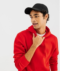 GEMO Sweat à capuche intérieur molletonné homme rouge standard