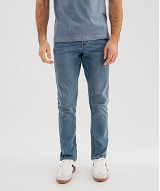 GEMO Jean slim en denim de coton stretch homme Bleu