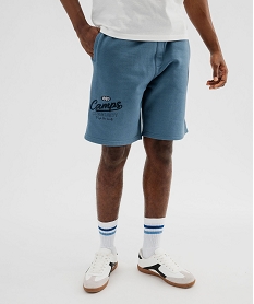 GEMO Bermuda de sport bicolore homme - Camps United bleu standard