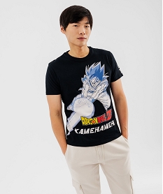 GEMO Tee-shirt manches courtes motif manga homme - Dragon Ball Z noir standard