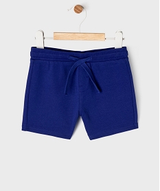 GEMO Short en maille avec ceinture ajustable bébé garçon bleu standard