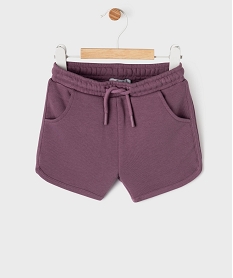 GEMO Short en maille French Terry bébé garçon violet standard