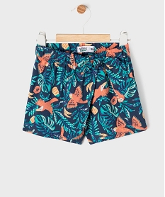 GEMO Jupe short fluide imprimé tropical bébé fille Multicolore