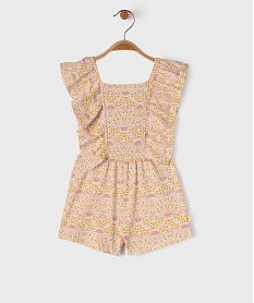GEMO Combishort imprimé à volants bébé fille - LuluCastagnette Jaune