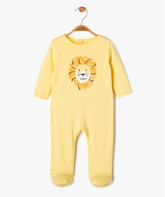 GEMO Pyjama dors-bien avec motif animé lion bébé garçon jaune standard