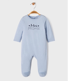 GEMO Pyjama dors-bien en coton avec motif sur le buste bébé garçon bleu standard